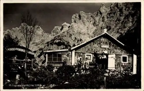 Ak Mittenwald, Mittenwalder Hütte, Karwendelgebirge