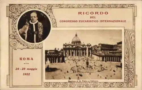 Foto Rom, Basilica di San Pietro e Vaticano, Eucharistischer Weltkongress 1922 in Rom