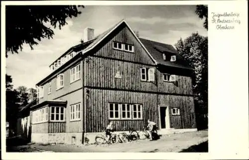 Ak Sankt Andreasberg Braunlage im Oberharz, Jugendherberge