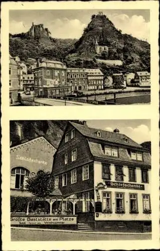 Ak Idar Oberstein an der Nahe, Schloßschenke, Bes. Ernst Eckel