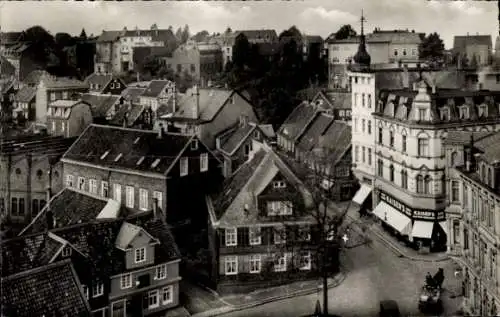 Ak Wermelskirchen im Bergischen Land, Markt, Kaiser's, Schutzsparkasse, Blick über die Dächer