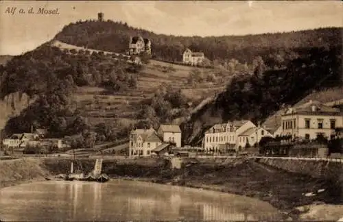 Ak Alf an der Mosel, Stadtansicht