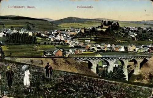 Ak Daun in der Eifel, Gesamtansicht