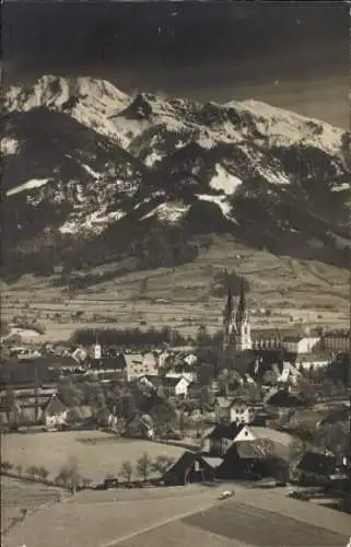 Ak Admont Steiermark, Gesamtansicht, Natterriegel