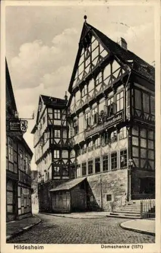 Ak Hildesheim in Niedersachsen, Domschenke