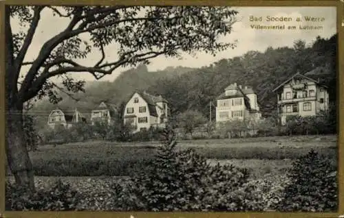 Ak Bad Sooden Allendorf in Hessen, Villenviertel am Lohbach
