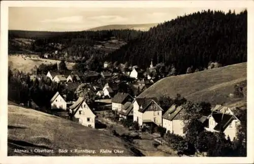 Ak Altenau Clausthal Zellerfeld im Oberharz, Blick vom Kunstberg, Kleine Oker