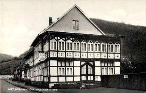 Ak Wieda Walkenried Harz, Gasthaus Weißes Roß