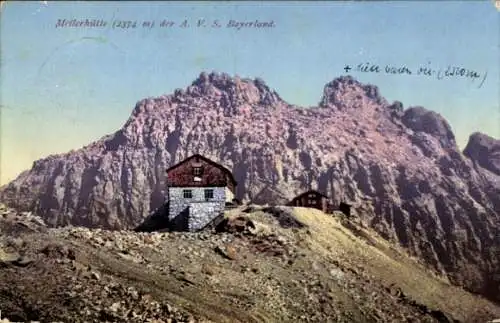 Ak Garmisch Partenkirchen in Oberbayern, Meilerhütte