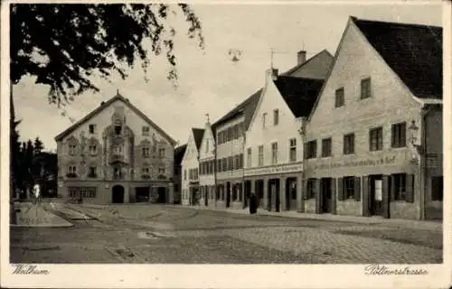 Ak Weilheim Oberbayern, Pöltnerstraße
