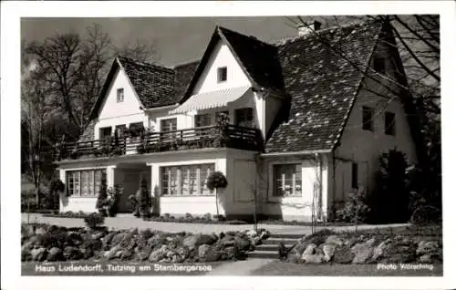 Ak Tutzing am Starnberger See Oberbayern, Haus Ludendorff