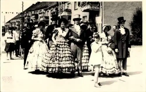 Foto Ak Seehausen Wanzleben Börde in Sachsen Anhalt, Festzug, historische Kostüme