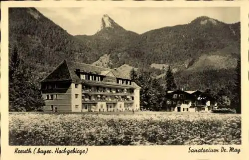 Ak Kreuth am Tegernsee Oberbayern, Sanatorium Dr. May