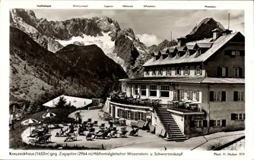 Ak Garmisch Partenkirchen in Oberbayern, Kreuzeckhaus, Adolf Zoeppritz Haus