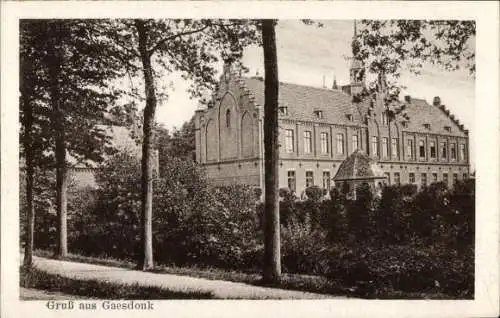 Ak Gaesdonck Goch am Niederrhein, Gebäude, Turm