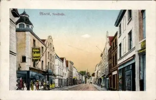 Ak Moers am Niederrhein, Neustraße, Geschäft Gebrüder Kaufmann