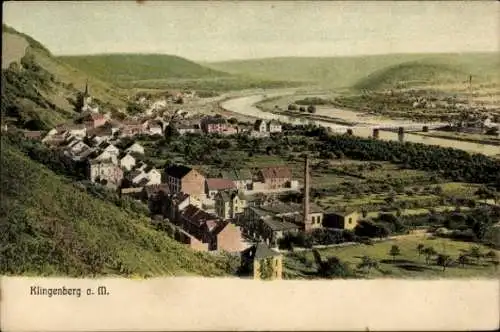 Ak Klingenberg am Main Unterfranken, Totalansicht