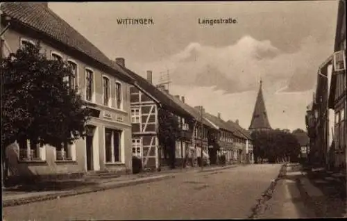 Ak Wittingen in Niedersachsen, Langestraße