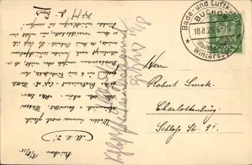 Ak Buckow in der Märkischen Schweiz, Villen, Schermützelsee