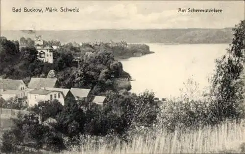 Ak Buckow in der Märkischen Schweiz, Schermützelsee, Panorama
