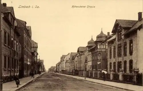 Ak Limbach in Sachsen, Hohensteiner Straße