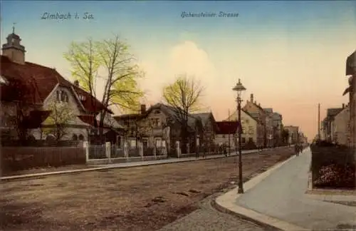 Ak Limbach in Sachsen, Hohensteiner Straße