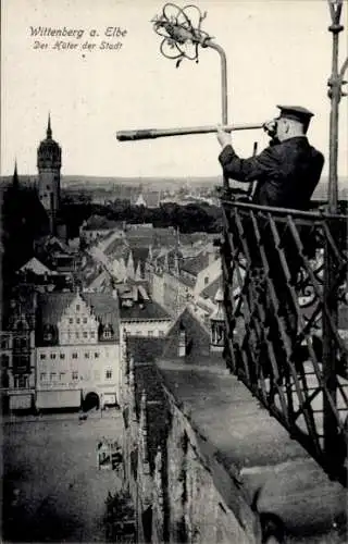 Ak Wittenberge an der Elbe Prignitz, Hüter der Stadt, Ausblick