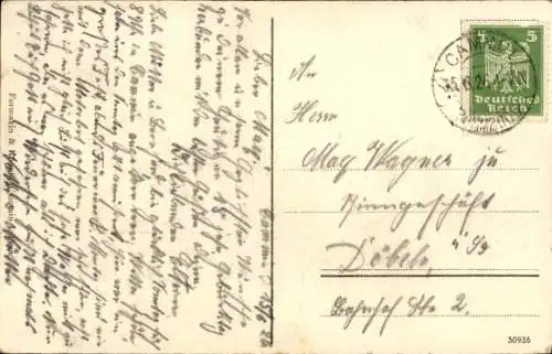 Ak Dziwnów Berg Dievenow in Pommern, Strand mit Damenbad