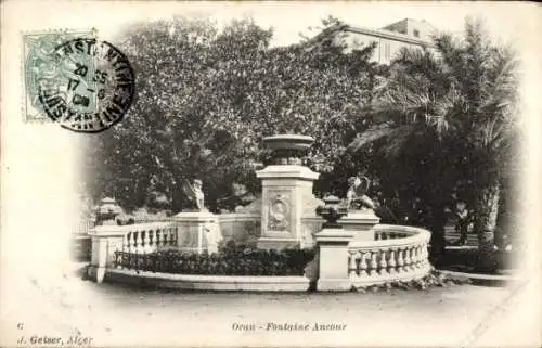 Ak Oran Algerien, Fontaine Aucour