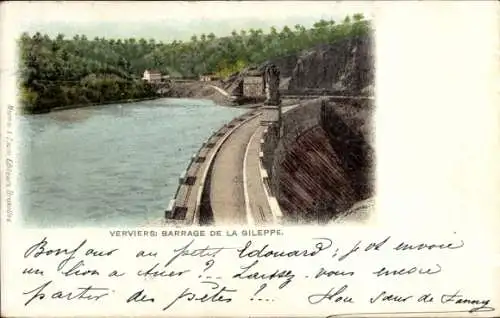 Ak Jalhay Wallonien Lüttich, Barrage de Gileppe