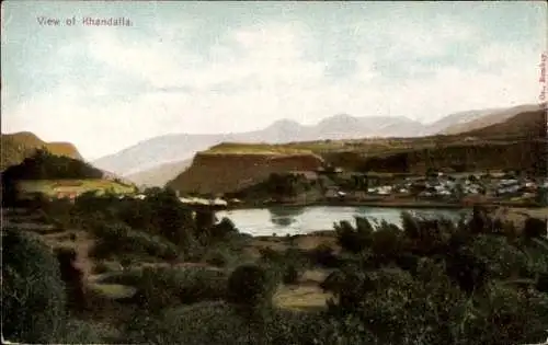 Ak Khandala Indien, Gesamtansicht