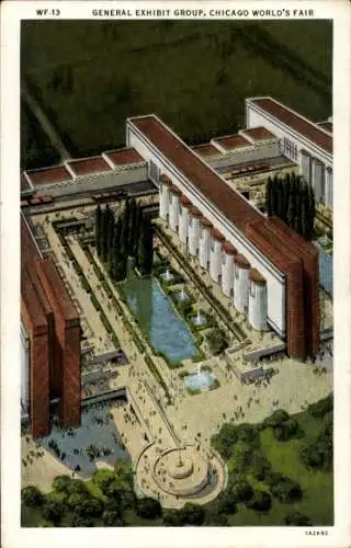 Ak Chicago Illinois USA, Weltausstellung 1922, General Exhibits Group