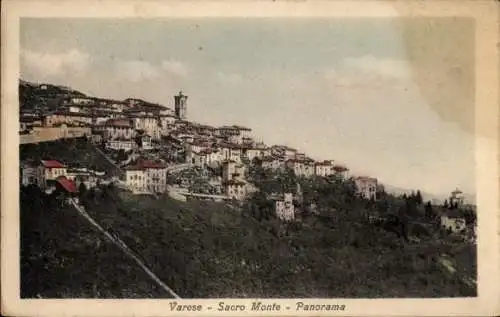 Ak Varese Lombardia, Sacro Monte, Panorama