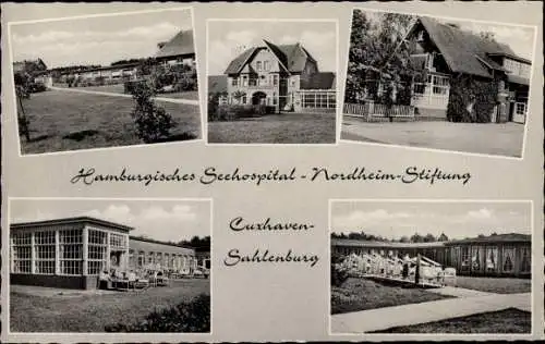 Ak Sahlenburg Cuxhaven, Hamburgisches Seehospital