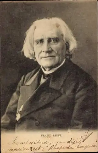 Ak Komponist Franz Liszt, Liszt Ferencz, Portrait