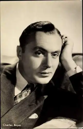 Ak Schauspieler Charles Boyer, Portrait