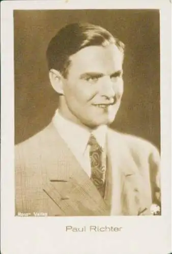 Sammelbild Schauspieler Paul Richter, Portrait, Bild Nr. 40