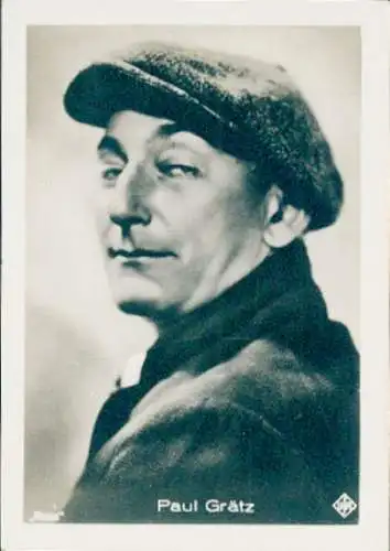 Sammelbild Schauspieler Paul Grätz, Portrait, Bild Nr. 576