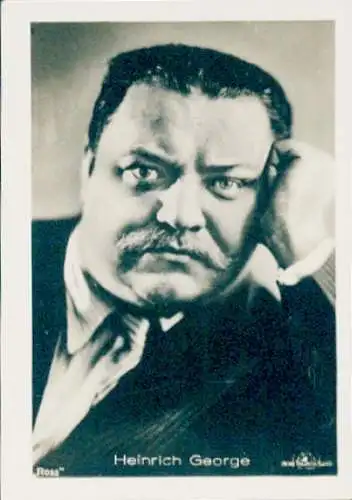 Sammelbild Schauspieler Paul George, Portrait, Bild Nr. 534