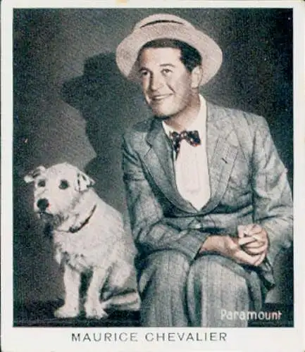 Sammelbild Schauspieler Maurice Chevalier, Portrait, Bild Nr. 116