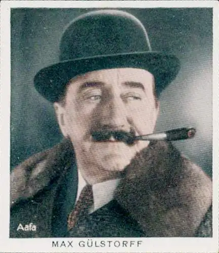 Sammelbild Schauspieler Max Gülstorff, Portrait, Bild Nr. 65