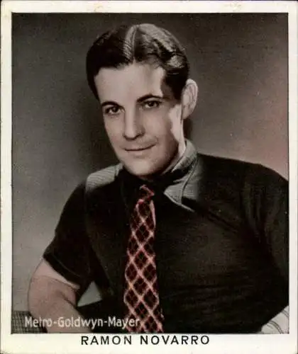 Sammelbild Schauspieler Ramon Novarro, Portrait, Bild Nr. 119