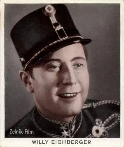 Sammelbild Schauspieler Willy Eichberger, Portrait, Bild Nr. 153