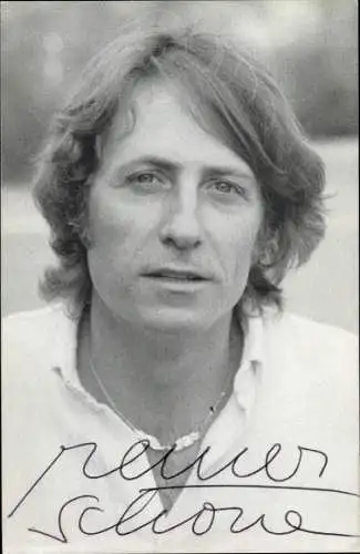 Ak Schauspieler und Sänger Reiner Schöne, Portrait, Autogramm