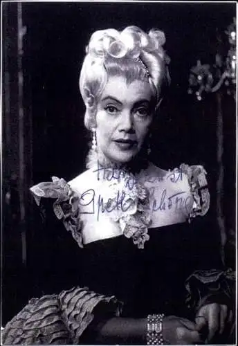 Ak Schauspielerin Gretl Schörg, Portrait, Autogramm