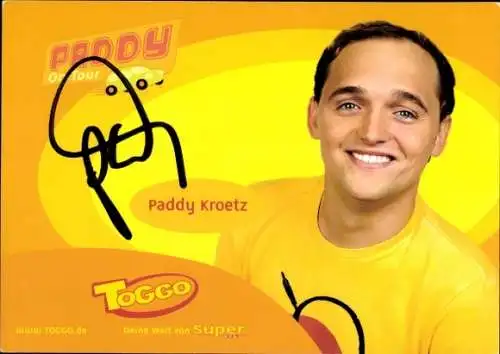Ak Schauspieler Paddy Kroetz, Portrait, Paddy On Tour, Autogramm