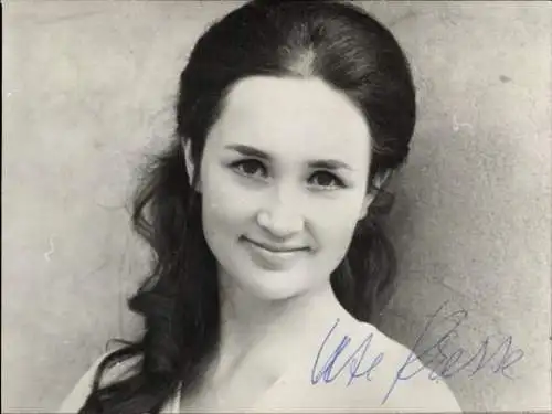 Ak Schauspielerin Ute Kresse, Portrait, Autogramm