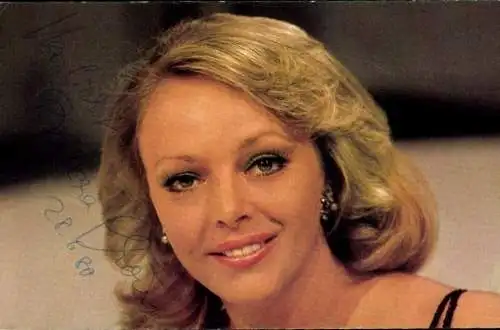 Ak Schauspielerin und Sängerin Barbara Schöne, Portrait, Autogramm
