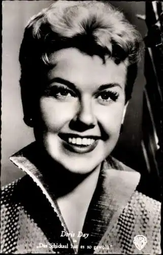 Ak Schauspielerin Doris Day, Portrait, Film Das Schicksal hat es so gewollt