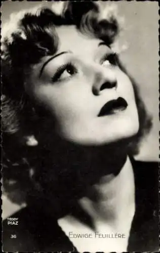 Ak Schauspielerin Edwige Feullere, Portrait